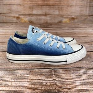 Converse Chuck Taylor Two Tone Women Size 5 Blue Jean Athletic Shoes